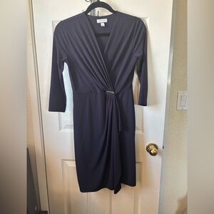 Charter Club Navy Wrap Dress
